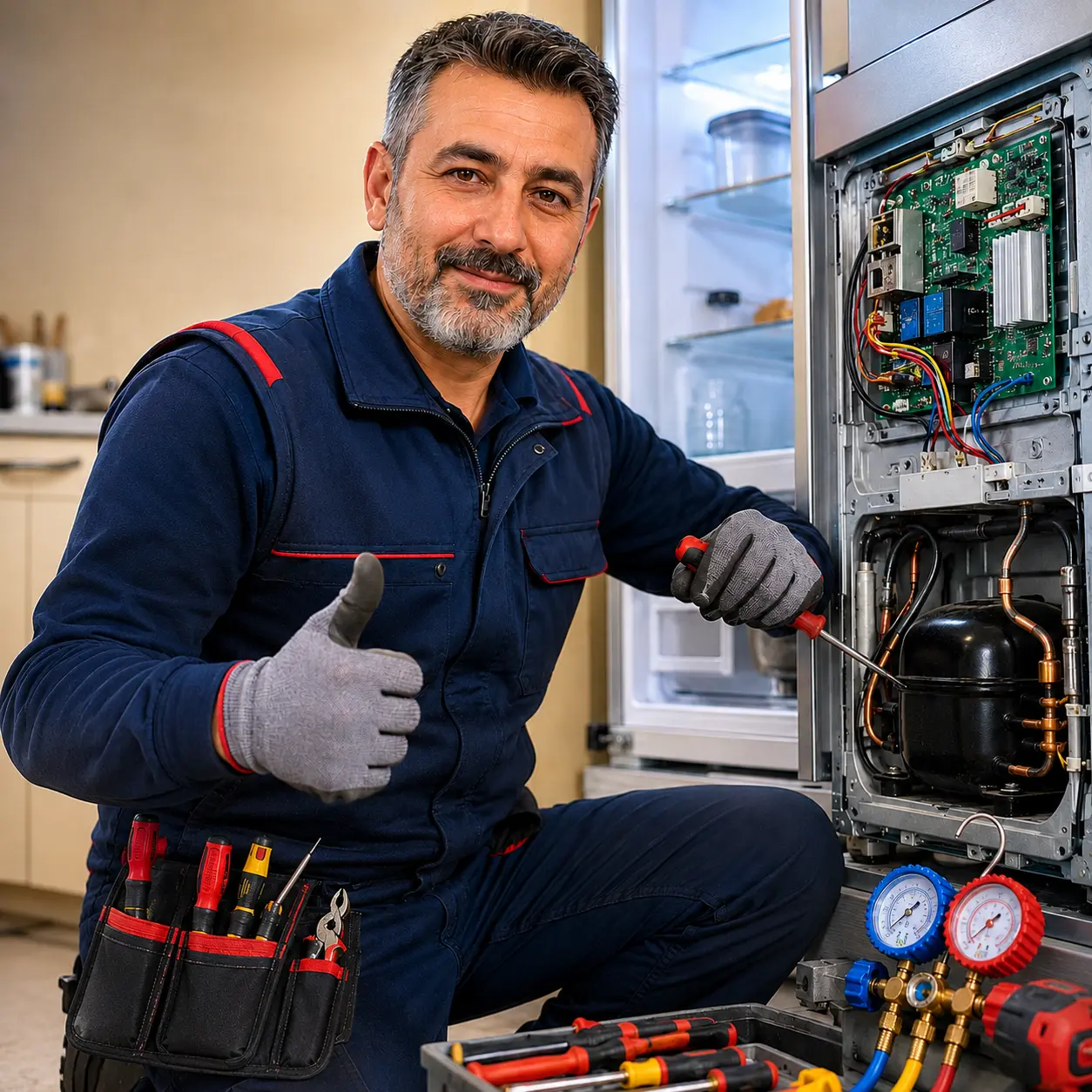 Bekilli Hotpoint buzdolabı tamiri ustası Cevdet Usta — Köselli Mahallesi ve Üçkuyu Mahallesi soğutma sistemleri uzmanı