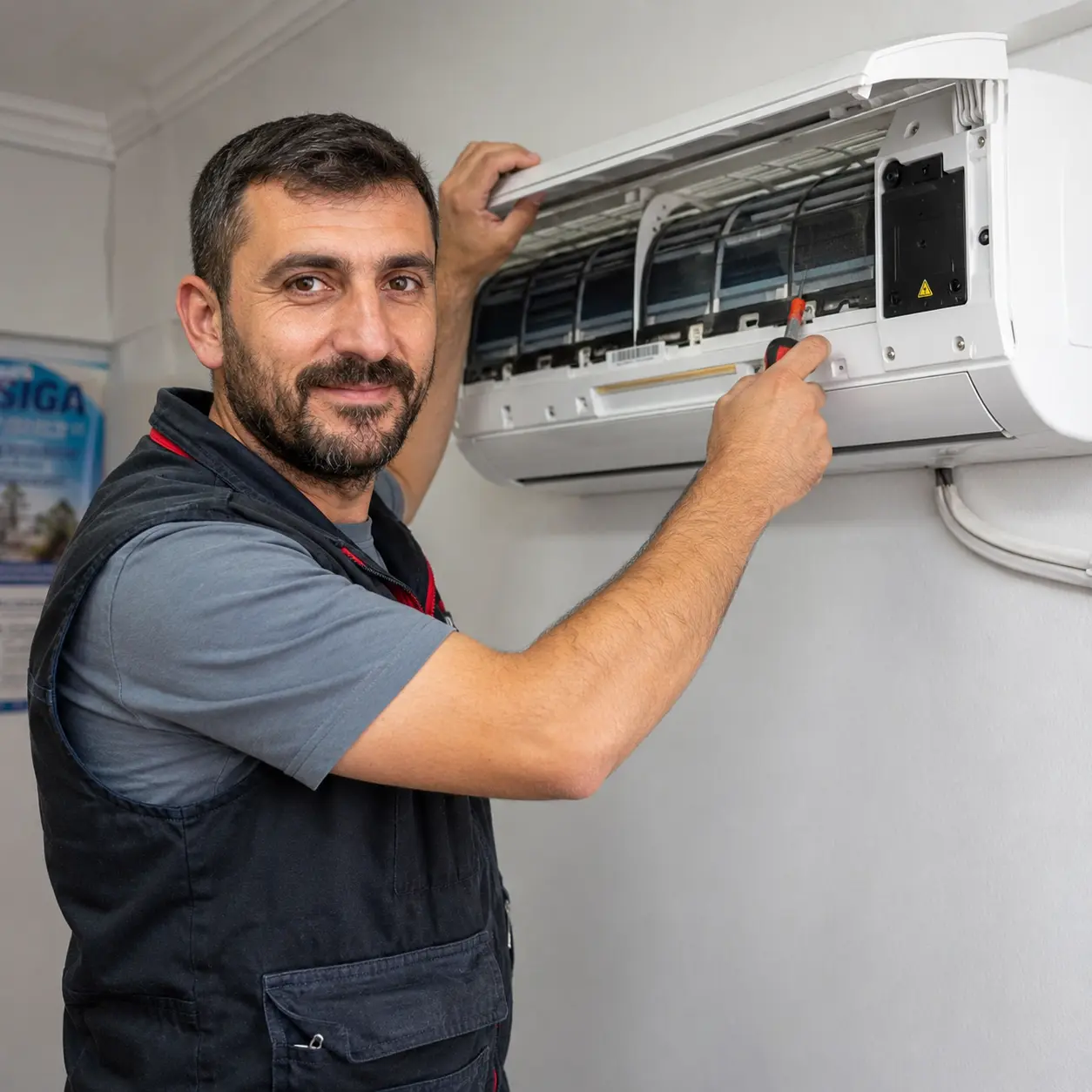 Bekilli Hotpoint klima tamiri ustası Zeki Usta — Yahyalar Mahallesi ve Bahçeli Mahallesi iklimlendirme uzmanı